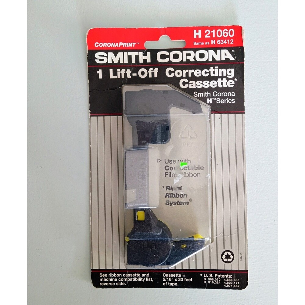 Smith Corona H 21060 Lift-Off Correcting Cassette 5/16 X 20 New